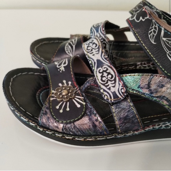 🎉HP🎉 L’Artiste blk Sumacah  sandals - Picture 6 of 14